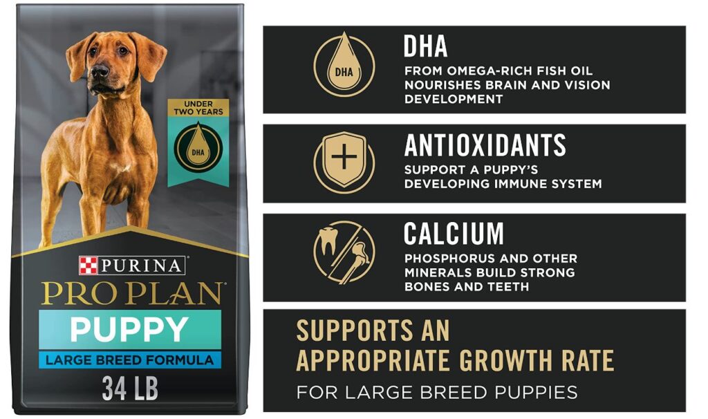 purina pro plan large breed puppy food